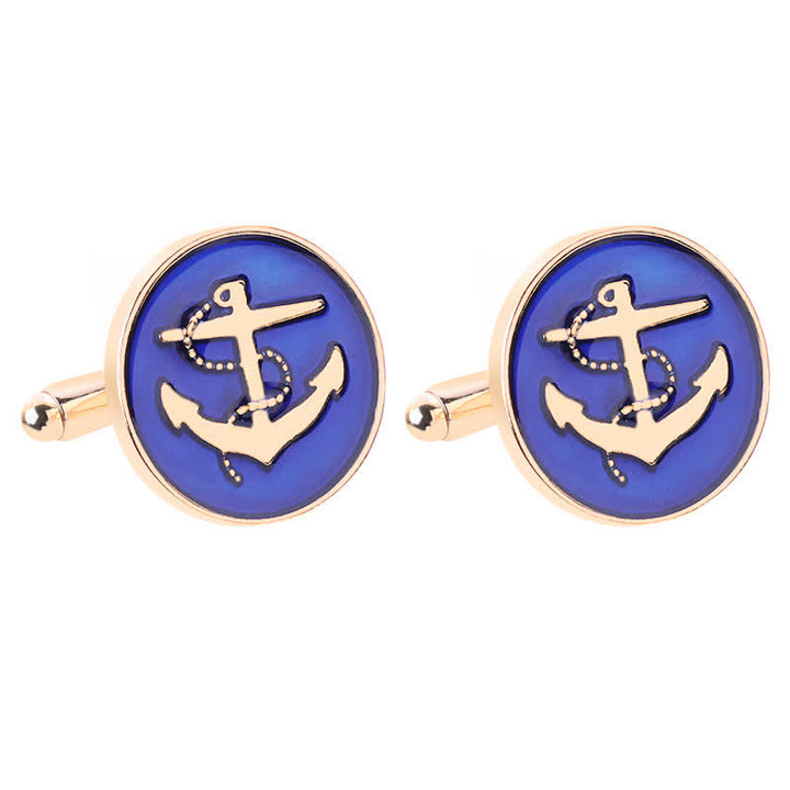 Men's Nautical Boat Anchor Cufflinks - image 6