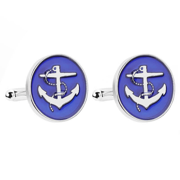 Men's Nautical Boat Anchor Cufflinks