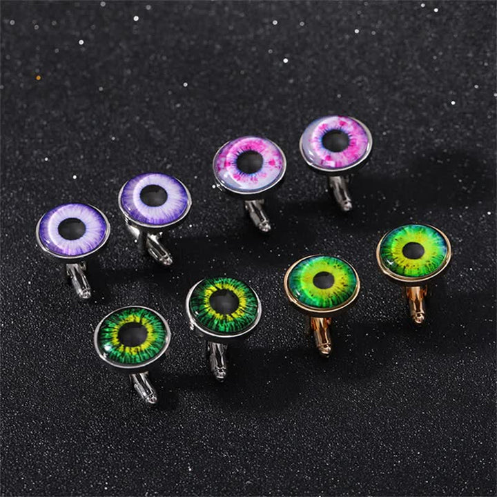 Men's Horrible Devil Eyeball Cufflinks - image 1
