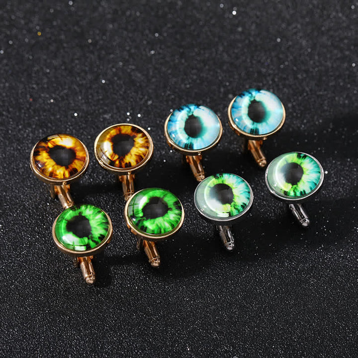 Men's Horrible Devil Eyeball Cufflinks - image 2