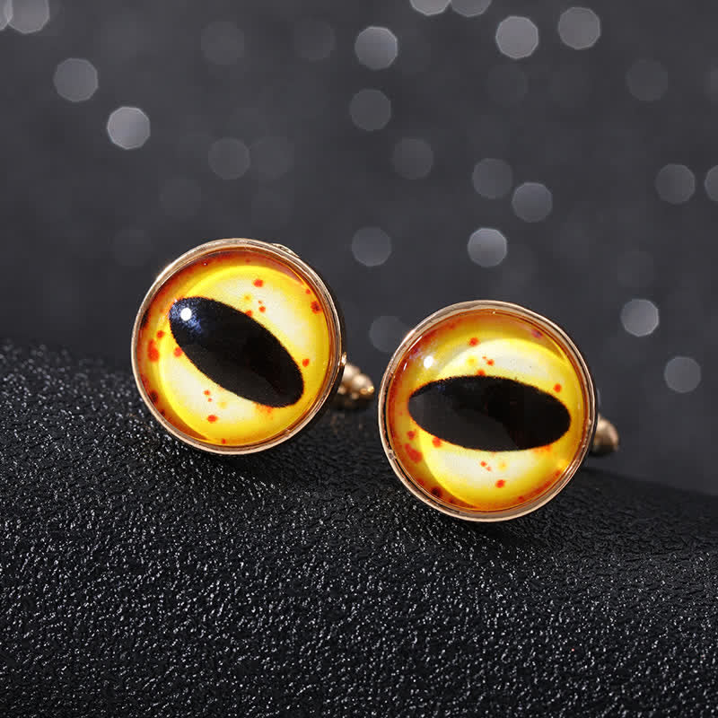 Men's Horrible Devil Eyeball Cufflinks