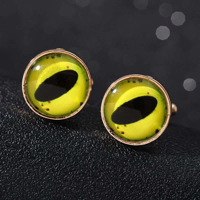 Men's Horrible Devil Eyeball Cufflinks