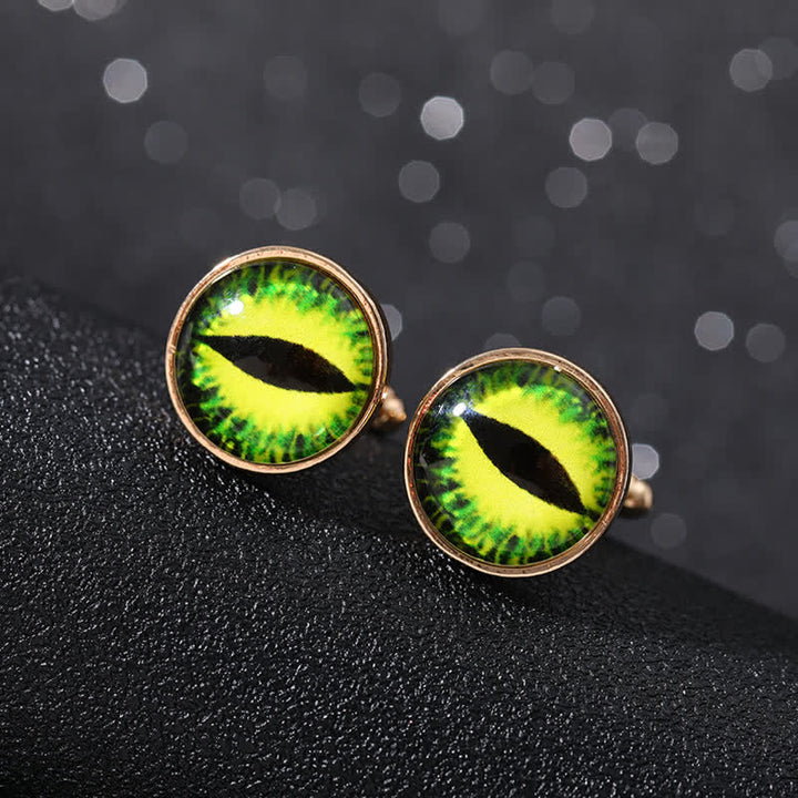 Men's Horrible Devil Eyeball Cufflinks