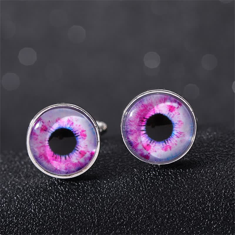 Men's Horrible Devil Eyeball Cufflinks