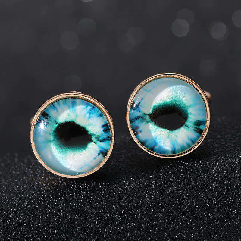 Men's Horrible Devil Eyeball Cufflinks