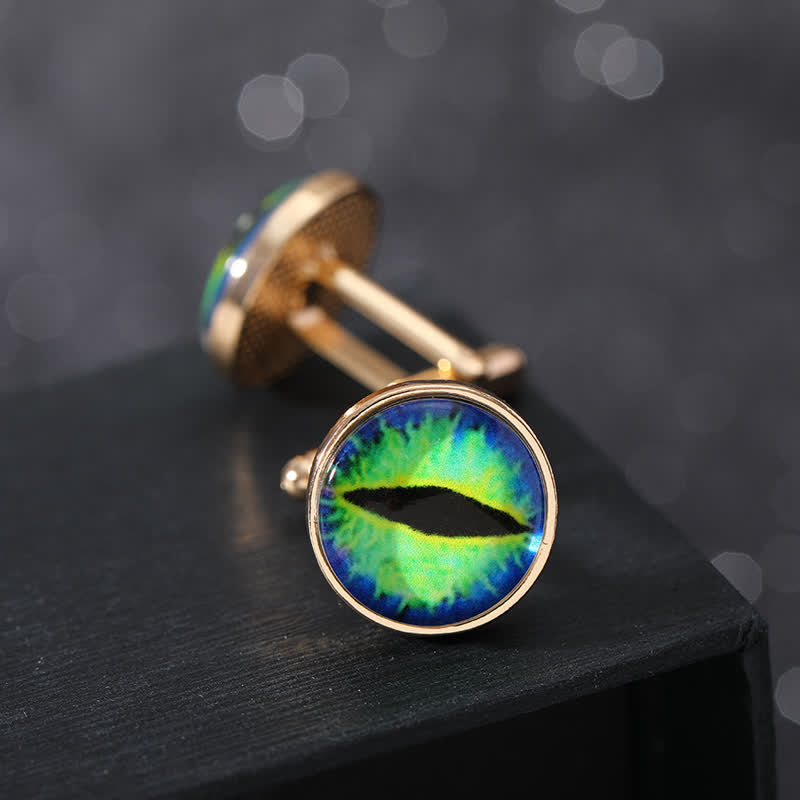 Men's Horrible Devil Eyeball Cufflinks