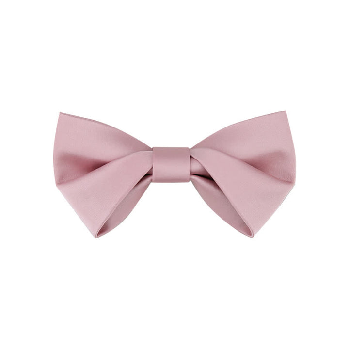 Men's Classic Simple Solid Color Wedding Bow Tie