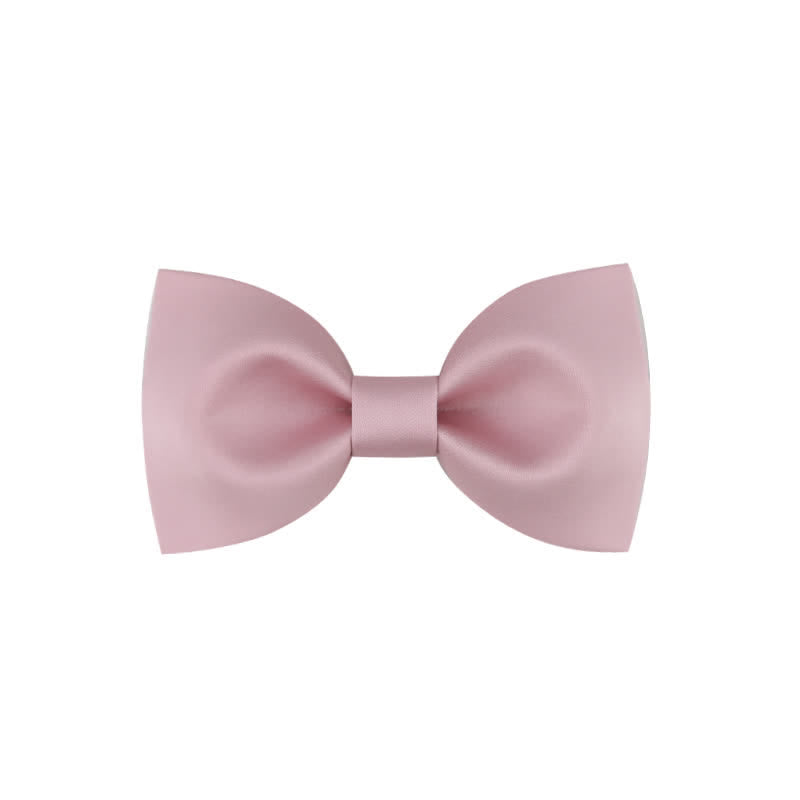 Men's Classic Simple Solid Color Wedding Bow Tie