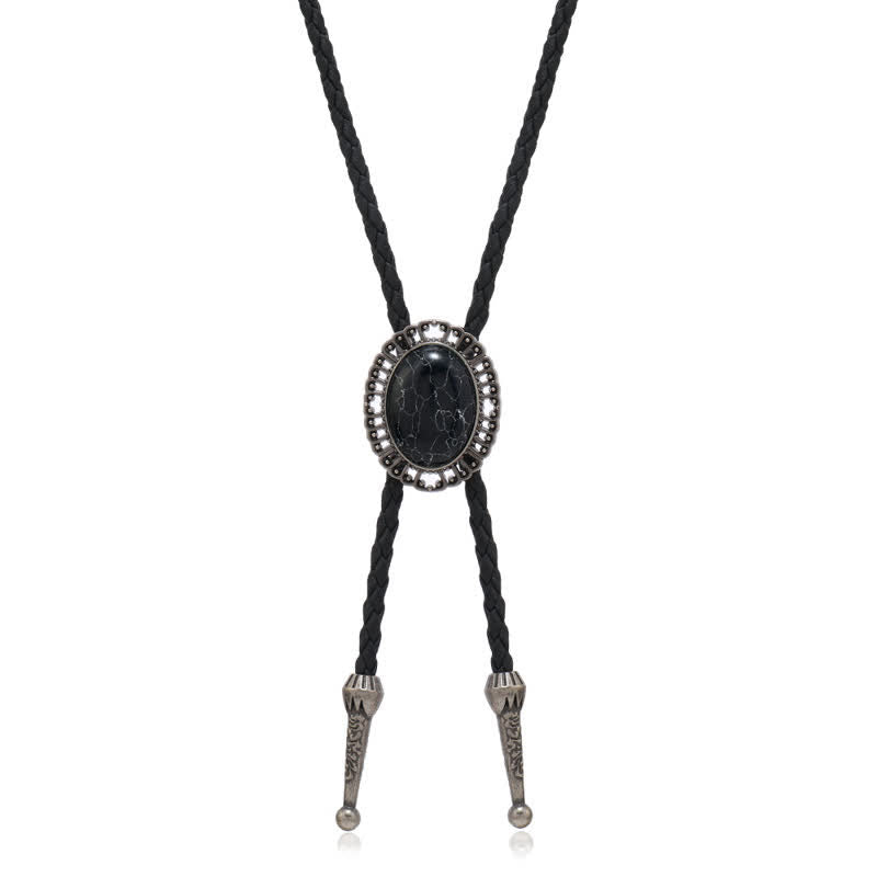 Stunning Western Replica Stone Bolo Tie - image 8