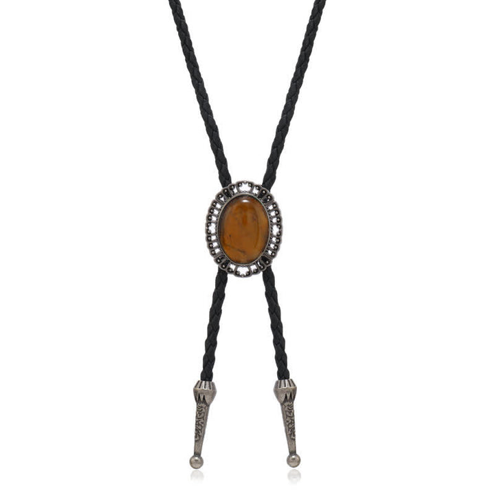 Stunning Western Replica Stone Bolo Tie - image 10