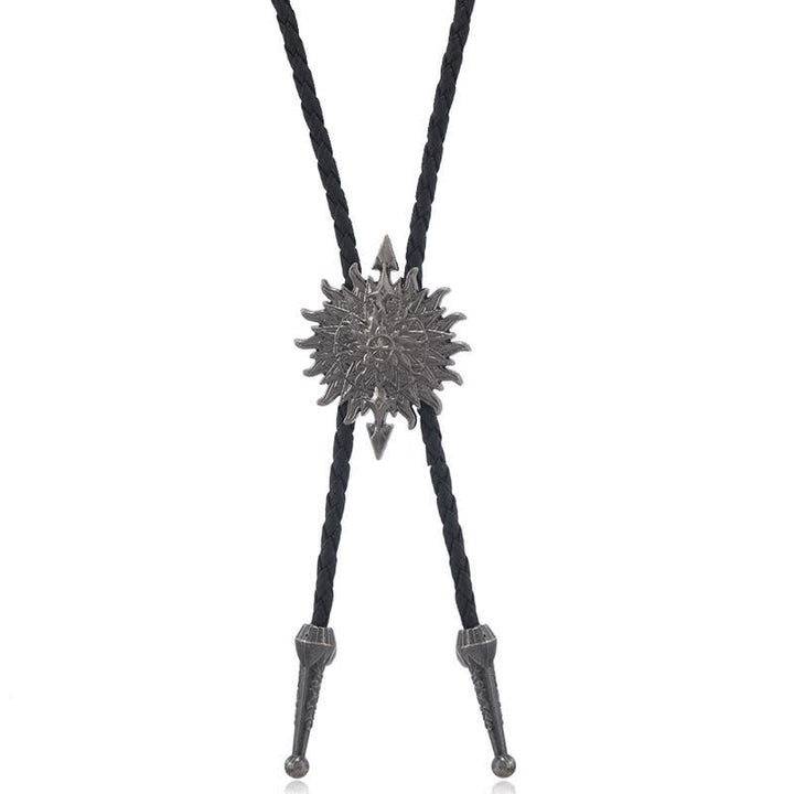 Vintage Sunflower Arrow Design Bolo Tie