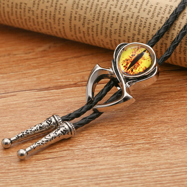 Unique Spider Shape Devil Eye Bolo Tie