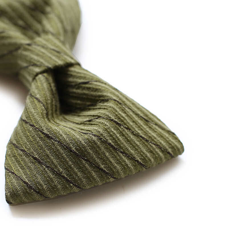 Men's Green Series Twill Wedding Bow Tie