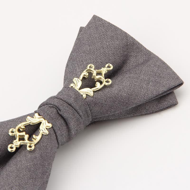 Men's Metallized Flower Festival Wedding Bow Tie