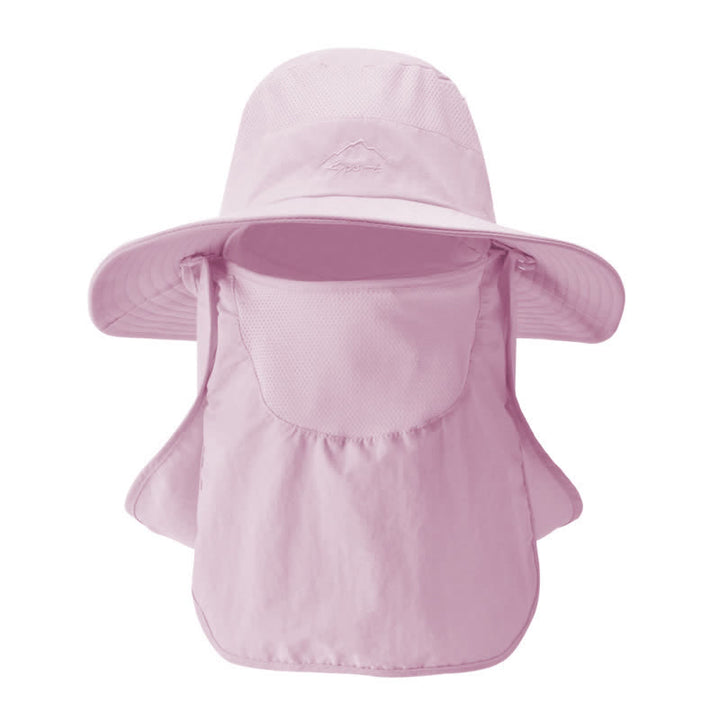 Men's Detachable Face Mask Hiking Bucket Hat