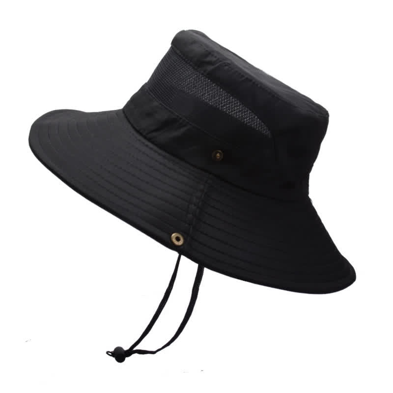 Men's Summer Sun Block Beach Travel Bucket Hat