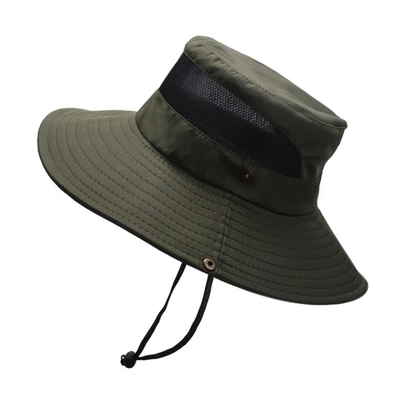 Men's Summer Sun Block Beach Travel Bucket Hat