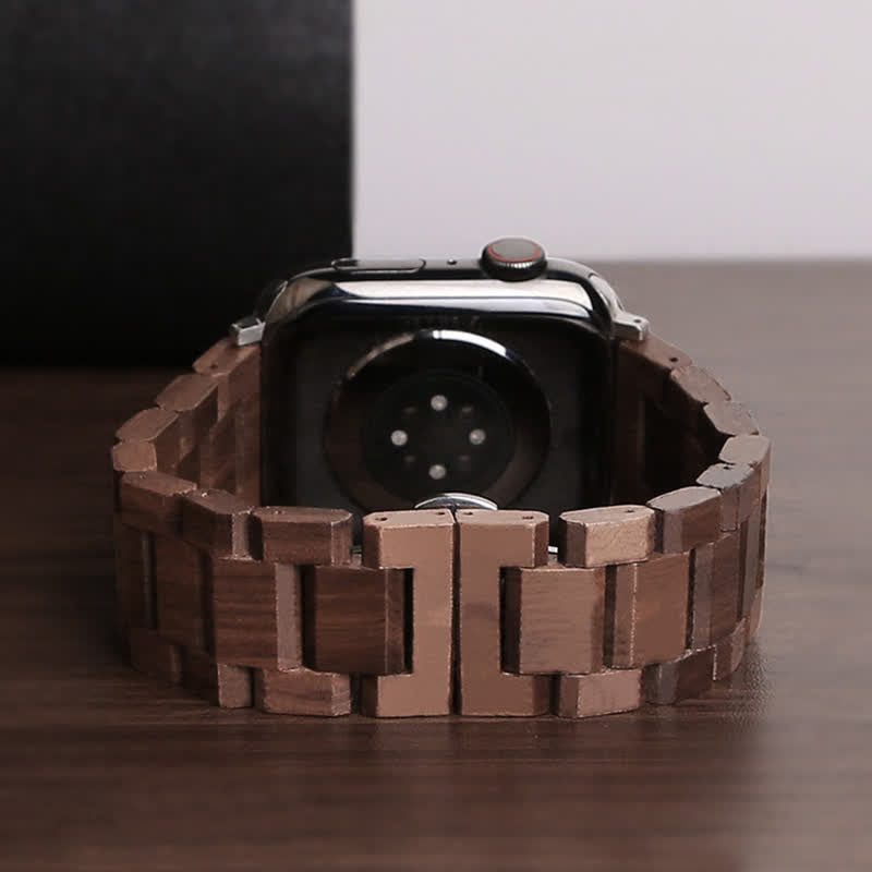 Natural Walnut Wooden Strap Watch Band