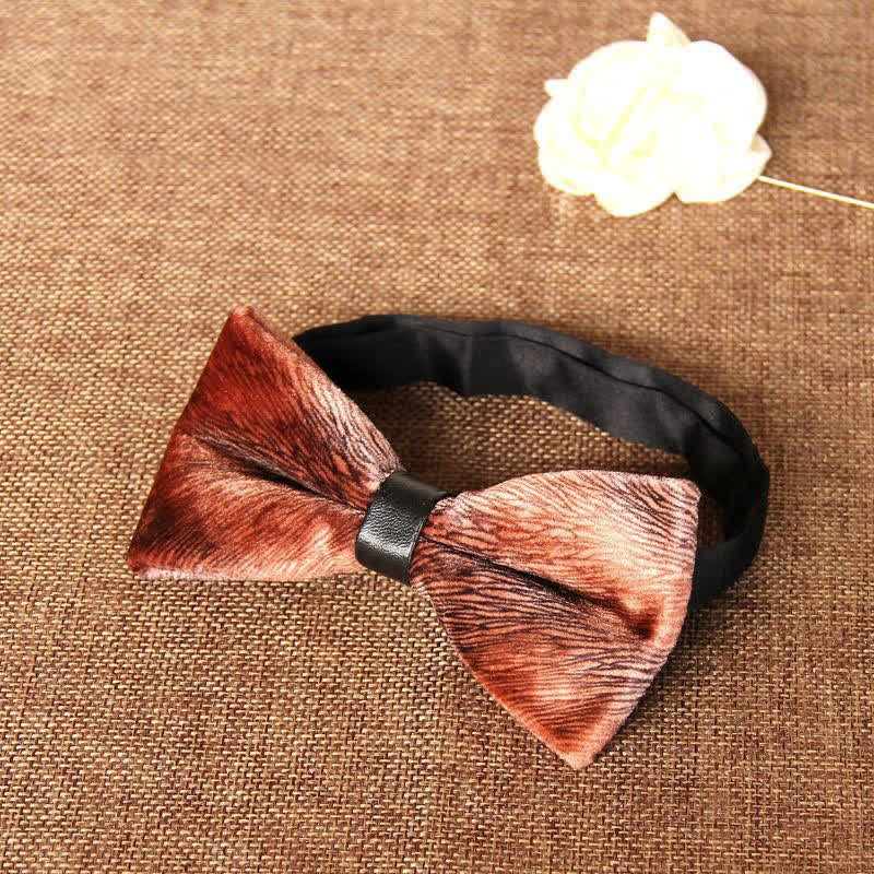 Men's Chic Luxury Velvet Banquet Suit Bow Tie