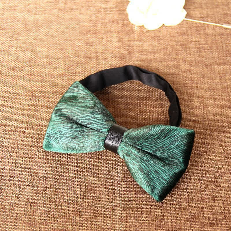 Men's Chic Luxury Velvet Banquet Suit Bow Tie