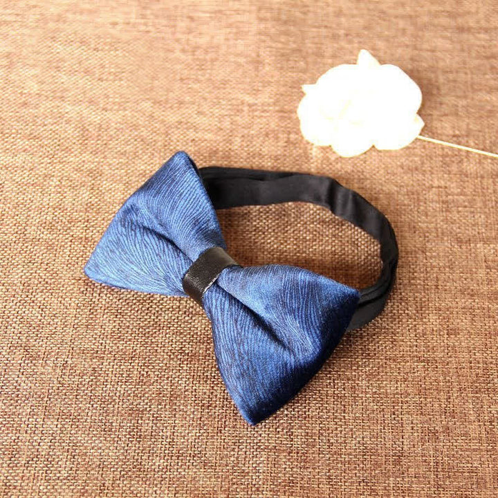 Men's Chic Luxury Velvet Banquet Suit Bow Tie