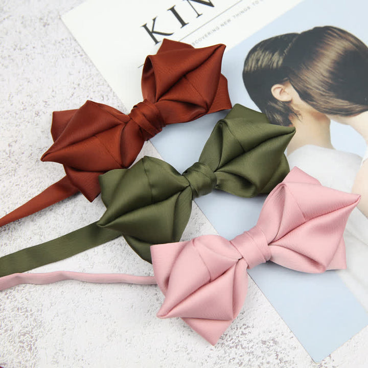 Men's Leisure Style Unique Pointed Shape Bow Tie