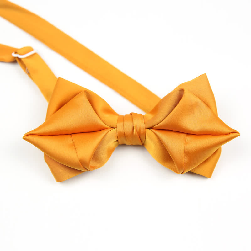 Men's Leisure Style Unique Pointed Shape Bow Tie