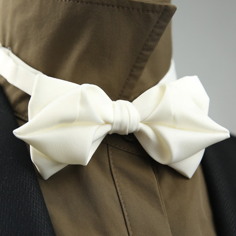 Men's Leisure Style Unique Pointed Shape Bow Tie