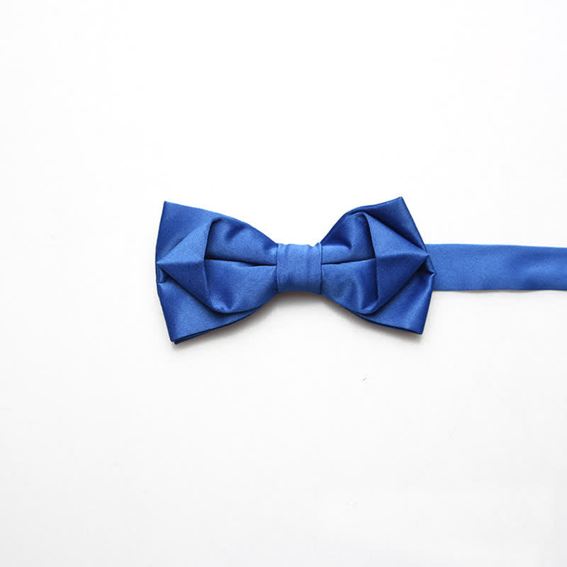 Men's Fashion Simple Solid Color Bow Tie