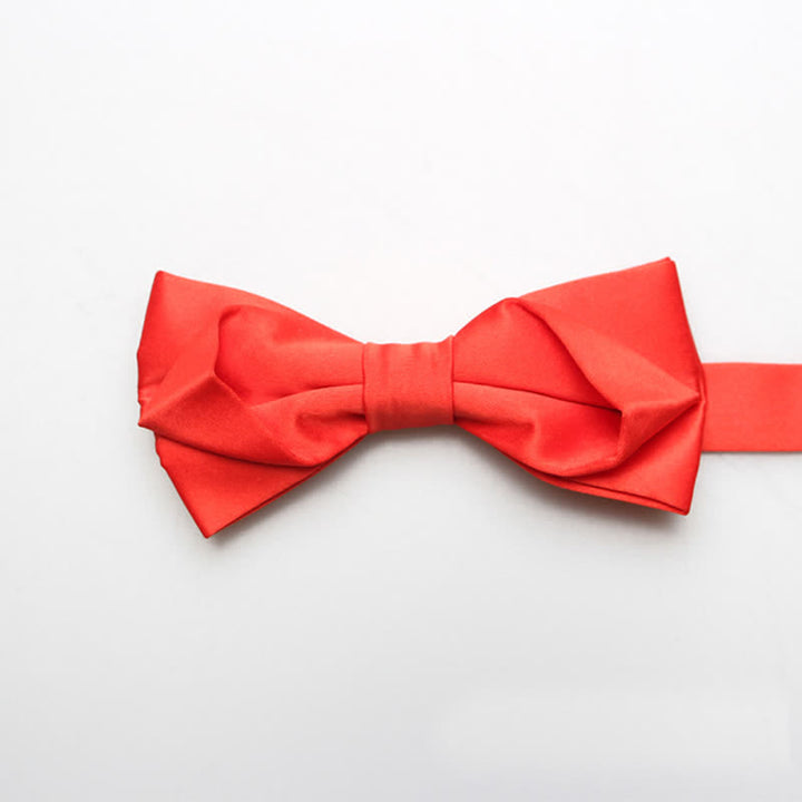 Men's Fashion Simple Solid Color Bow Tie