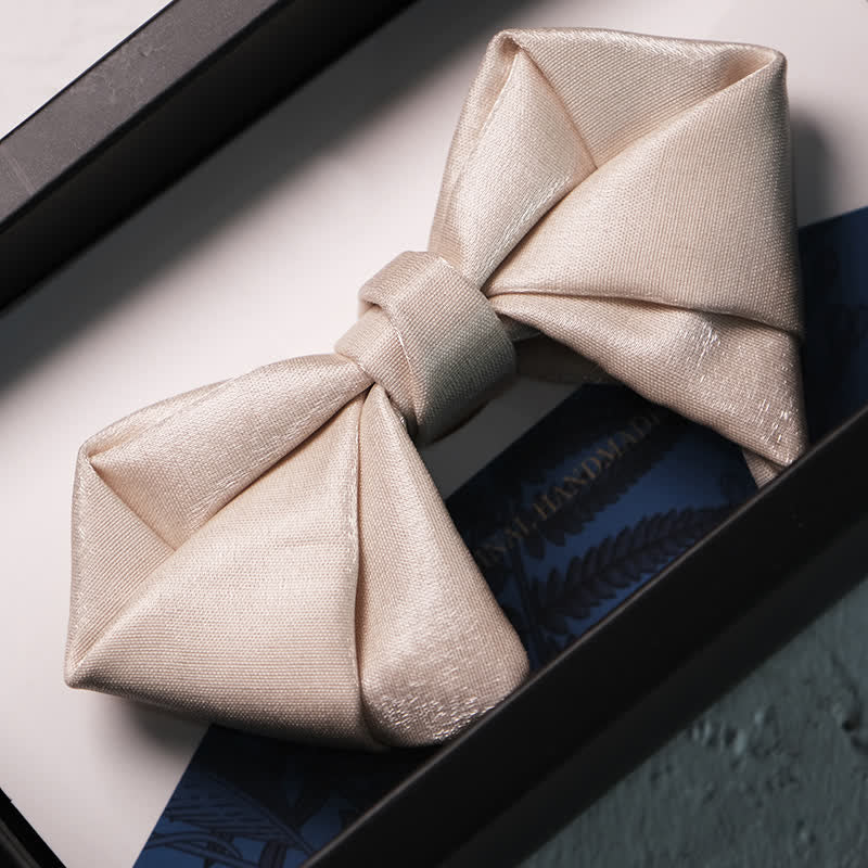 Men's Timeless Folded Diamond Shaped Bow Tie