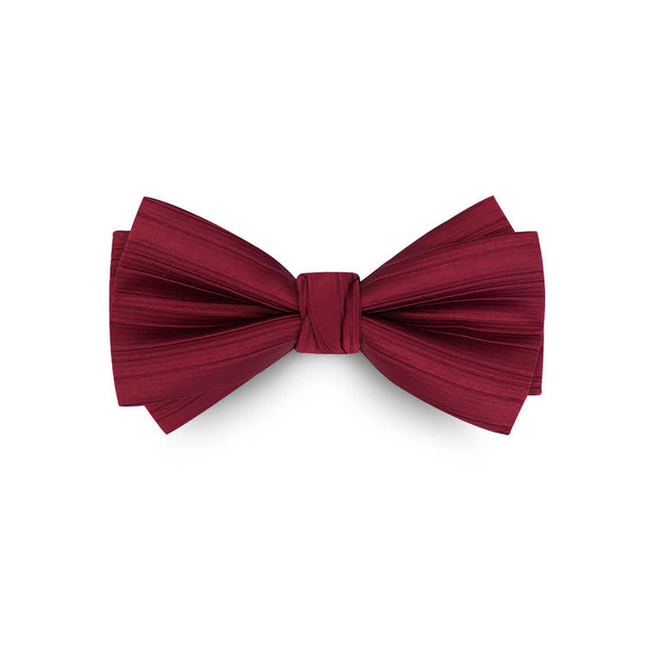 Men's Solid Color Twilled Formal Wedding Bow Tie