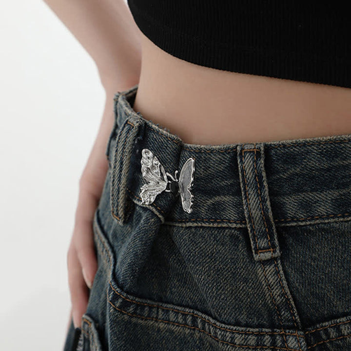 Women's Butterfly Removable Button Pins Jeans Belt Clip - image 2