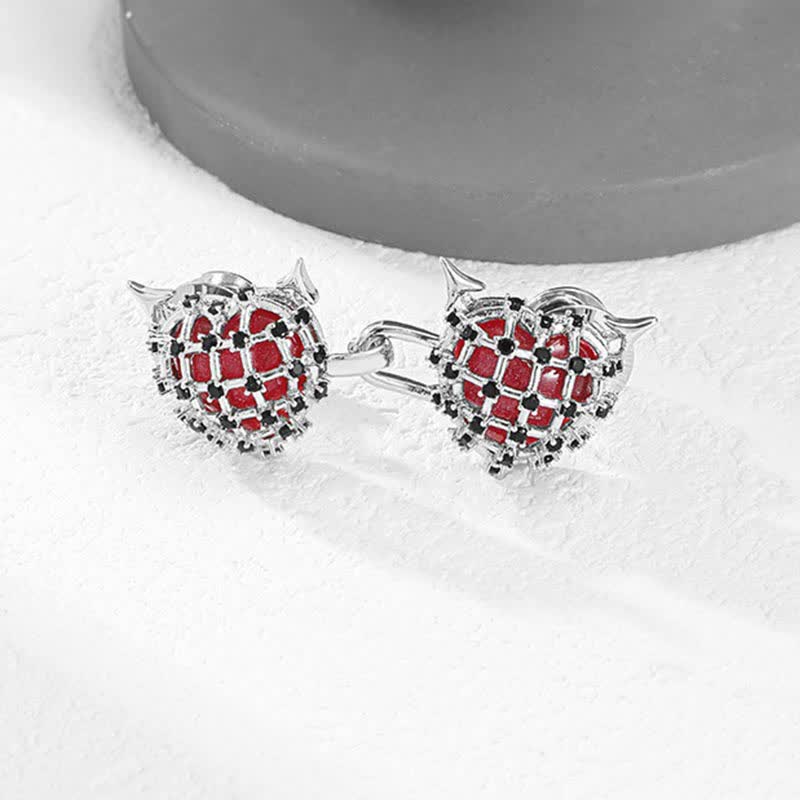 Women's Little Red Devils Button Jeans Belt Clip - image 7