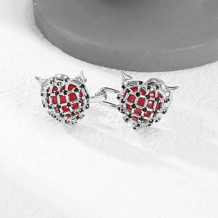 Women's Little Red Devils Button Jeans Belt Clip - image 7