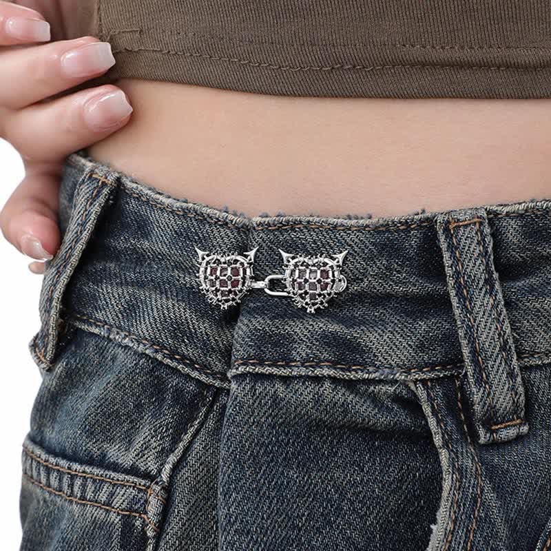 Women's Little Red Devils Button Jeans Belt Clip - image 3