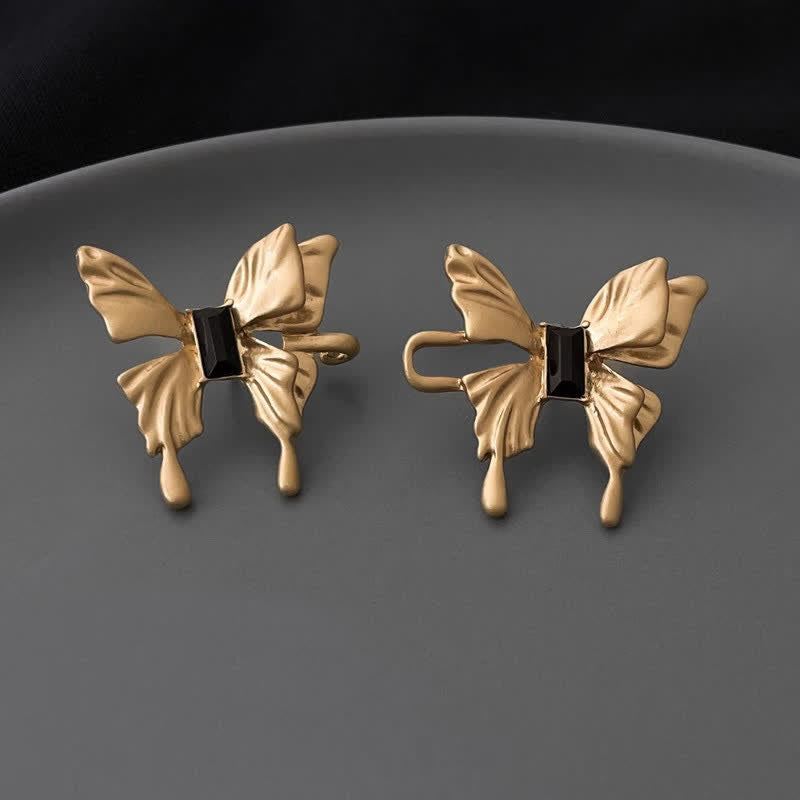 Women's Butterfly Detachable Jean Button Belt Clip - Gold - image 6