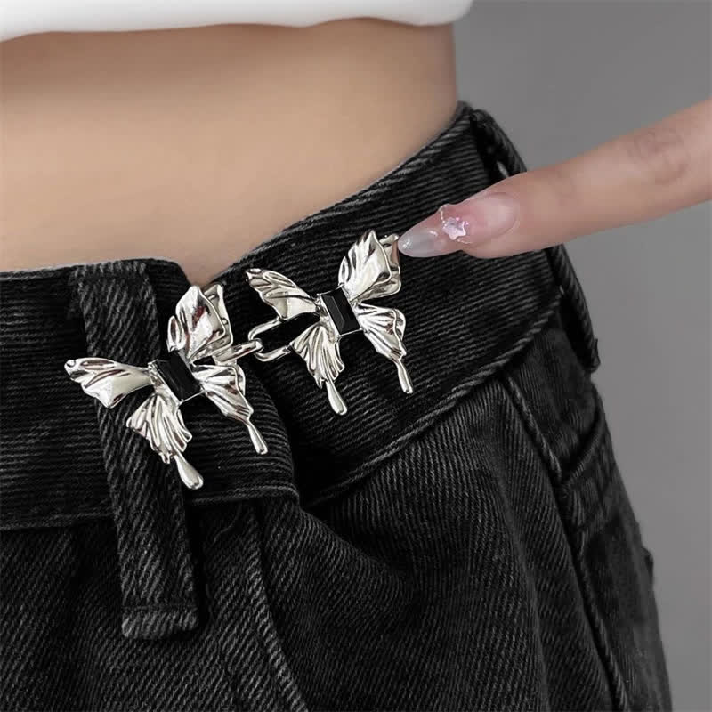 Women's Butterfly Detachable Jean Button Belt Clip - image 1