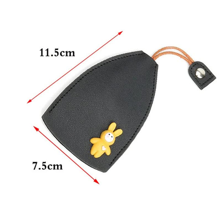 Creative Pull-out Cute Rabbit Leather Key Case