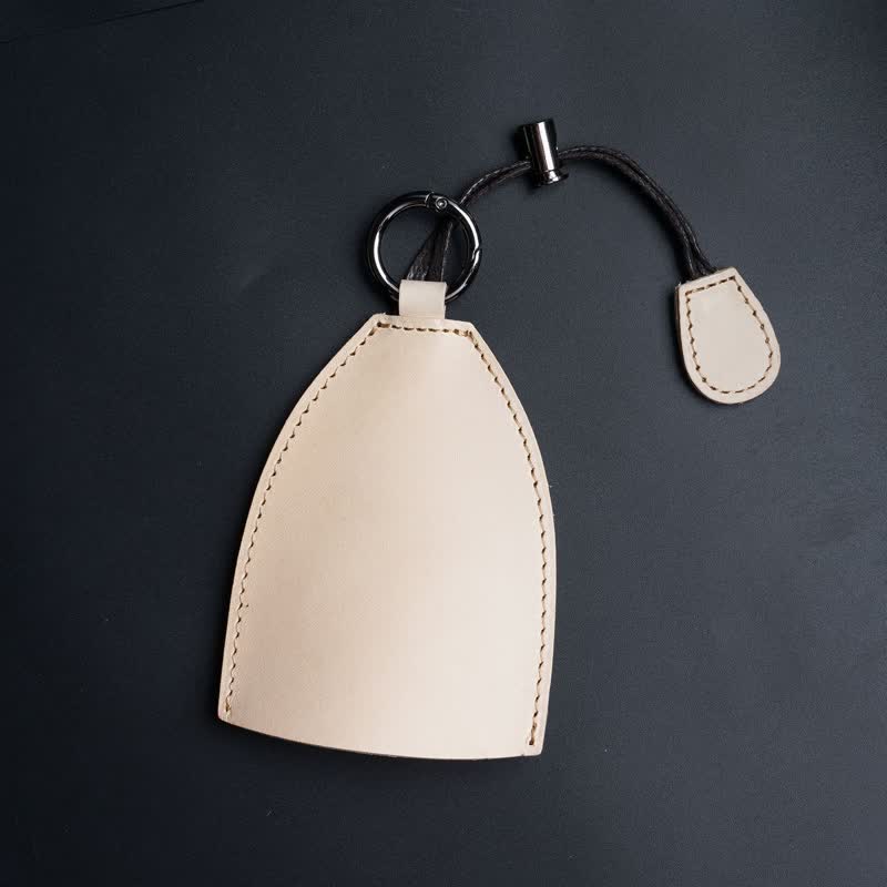 Genuine Leather Storage Bag Pull-out Key Case - AntiqueWhite - image 7