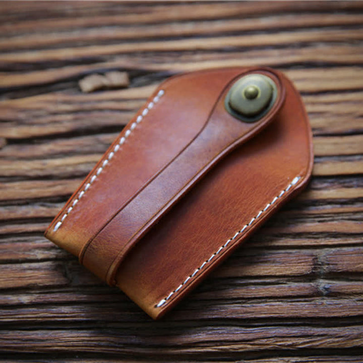 Retro Safe Storage Buckle Functional Pull-out Key Case - image 2