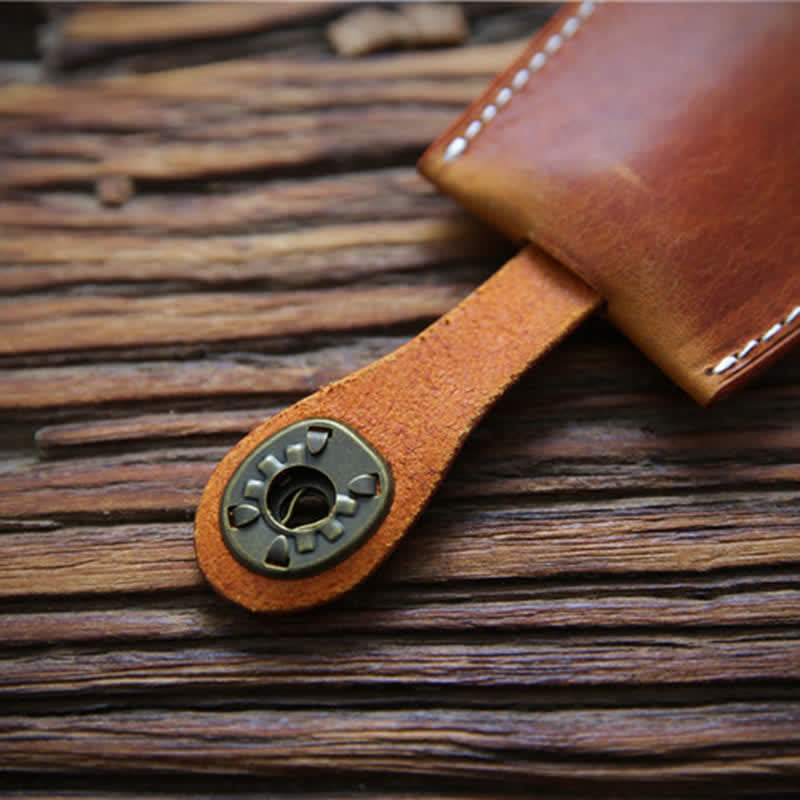 Retro Safe Storage Buckle Functional Pull-out Key Case - image 6