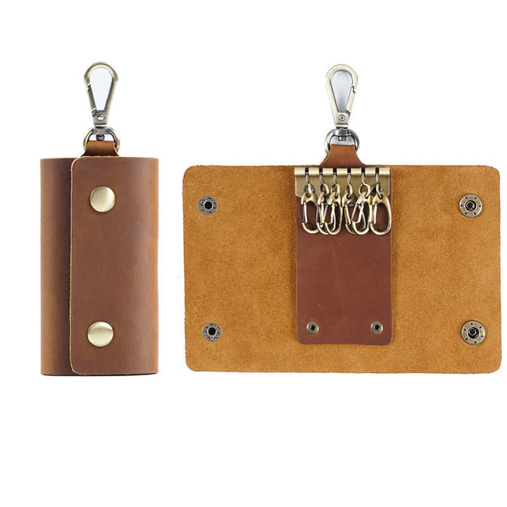 Versatile Belt Key Holder Leather Car Key Case - image 3
