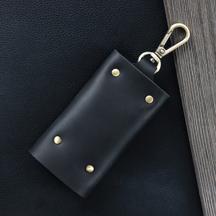 Versatile Belt Key Holder Leather Car Key Case - image 9