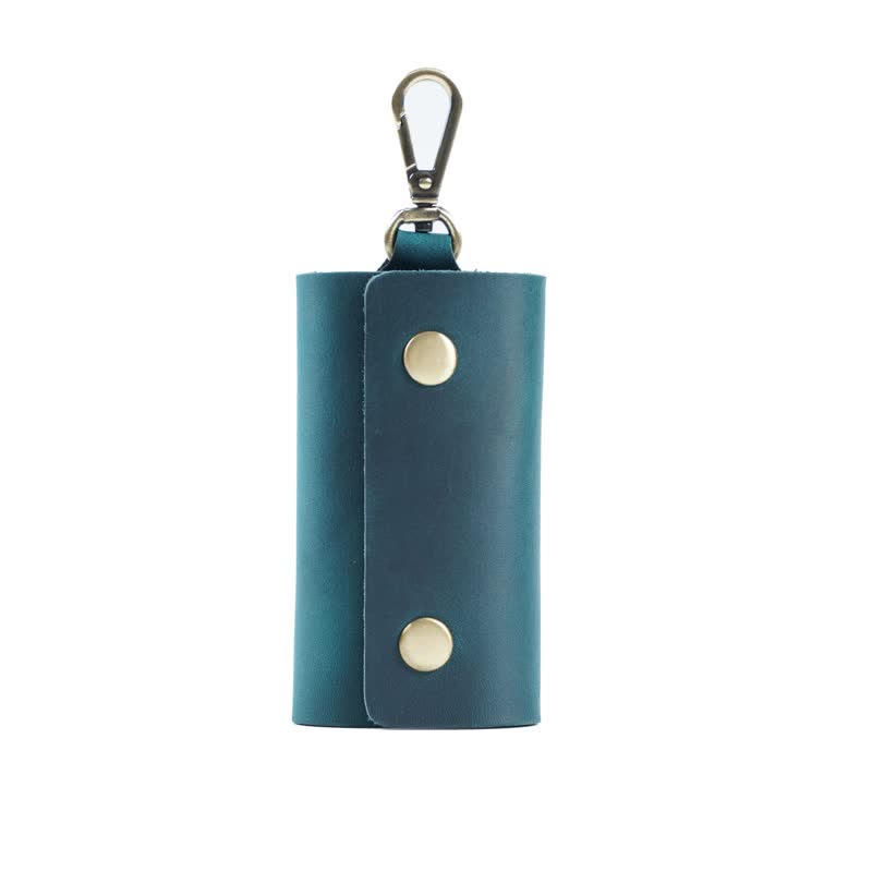 Versatile Belt Key Holder Leather Car Key Case - Blue - image 14