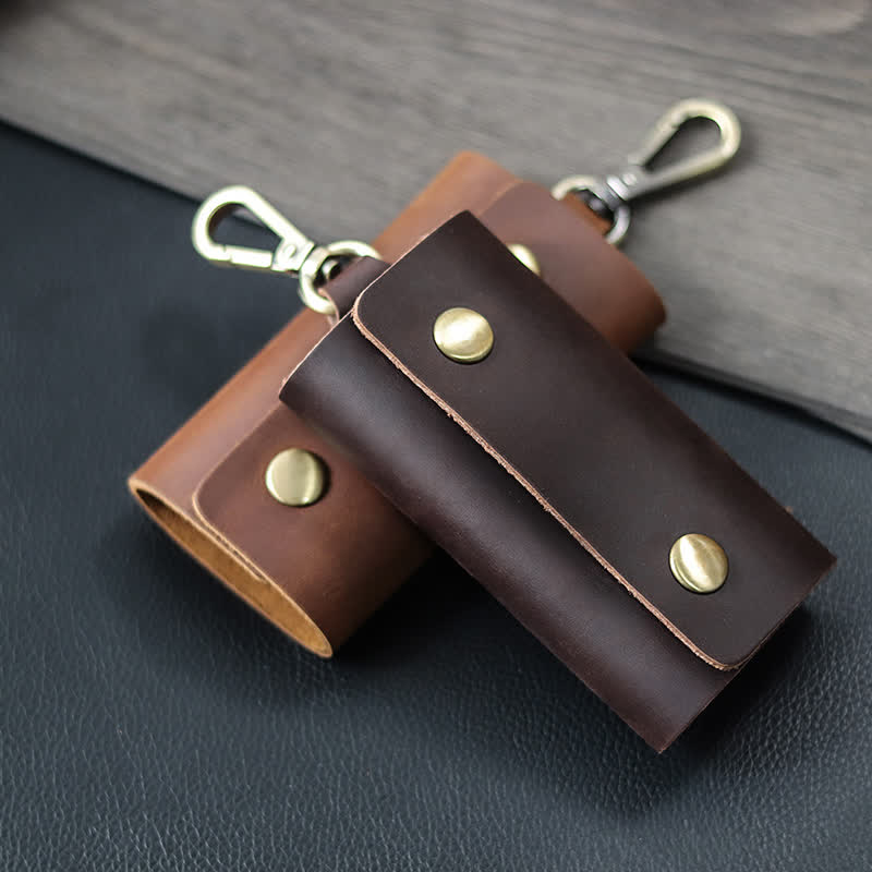Versatile Belt Key Holder Leather Car Key Case - image 8