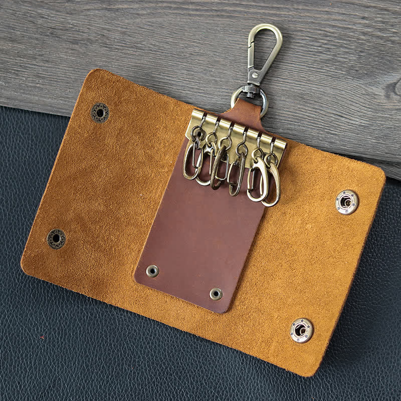 Versatile Belt Key Holder Leather Car Key Case - image 1
