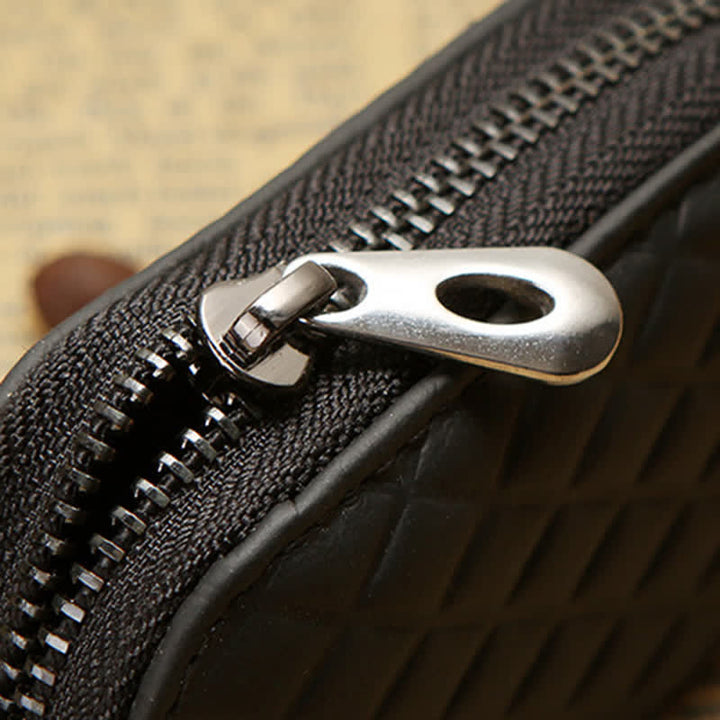 Universal Zipper Hook Hanging Leather Key Case - image 8