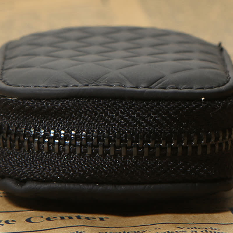 Universal Zipper Hook Hanging Leather Key Case - image 6