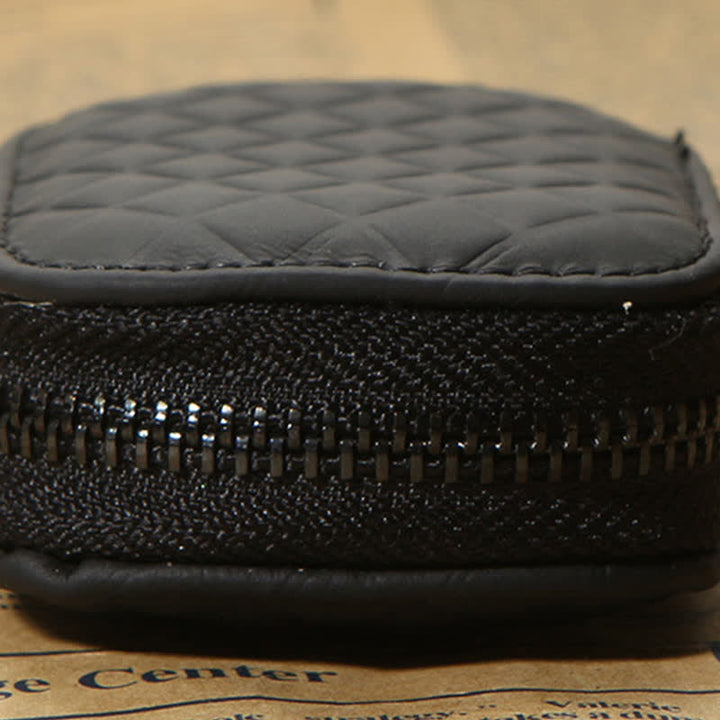 Universal Zipper Hook Hanging Leather Key Case - image 6